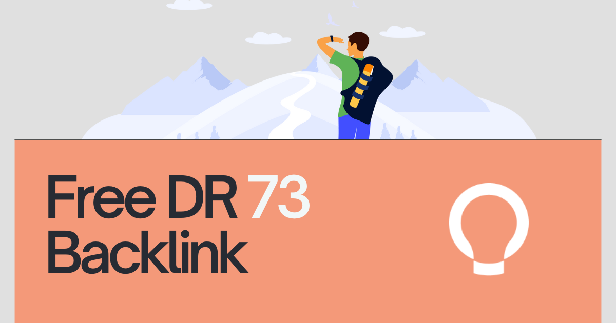 Backlink from DR73 website for free