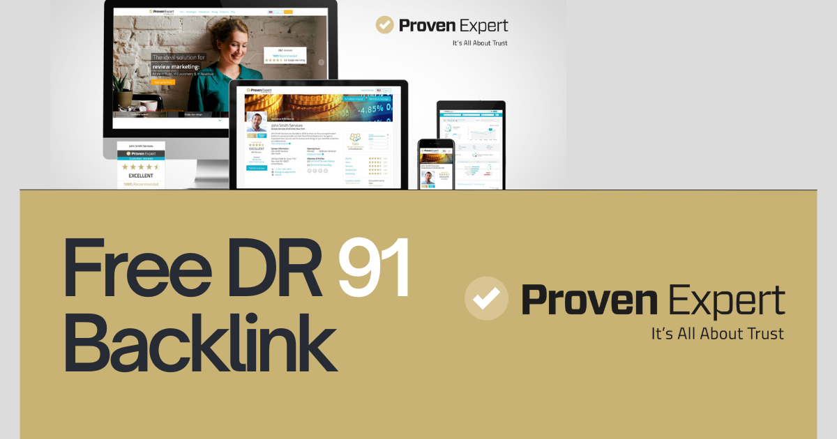 Free DR91 backlink from ProvenExpert.com