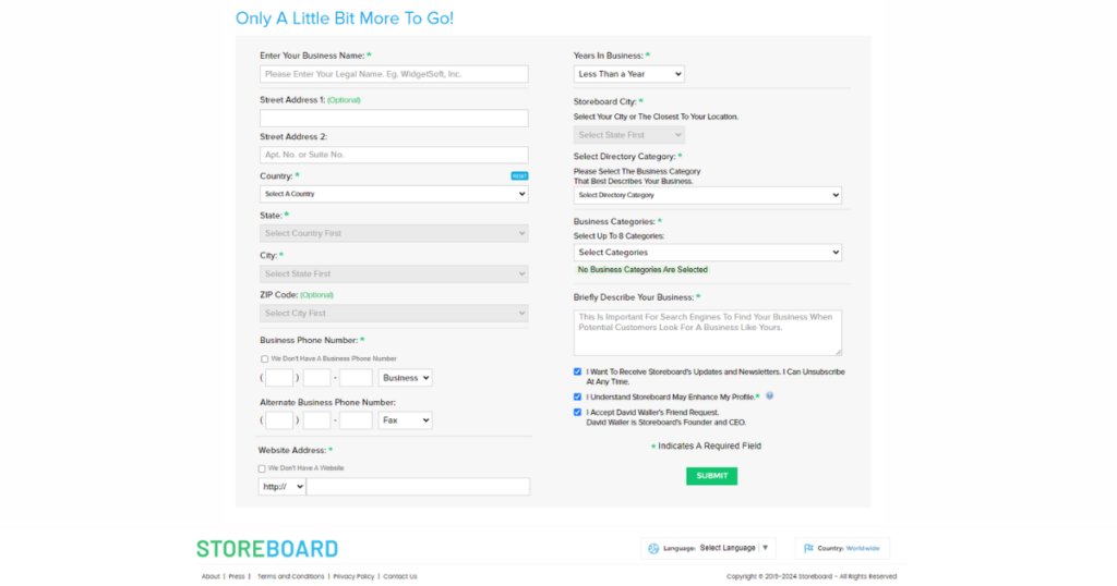 Enter your details along with your website link. This will have you get High-quality backlink for free.