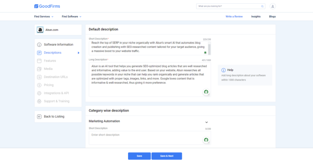 Enter your Software description.