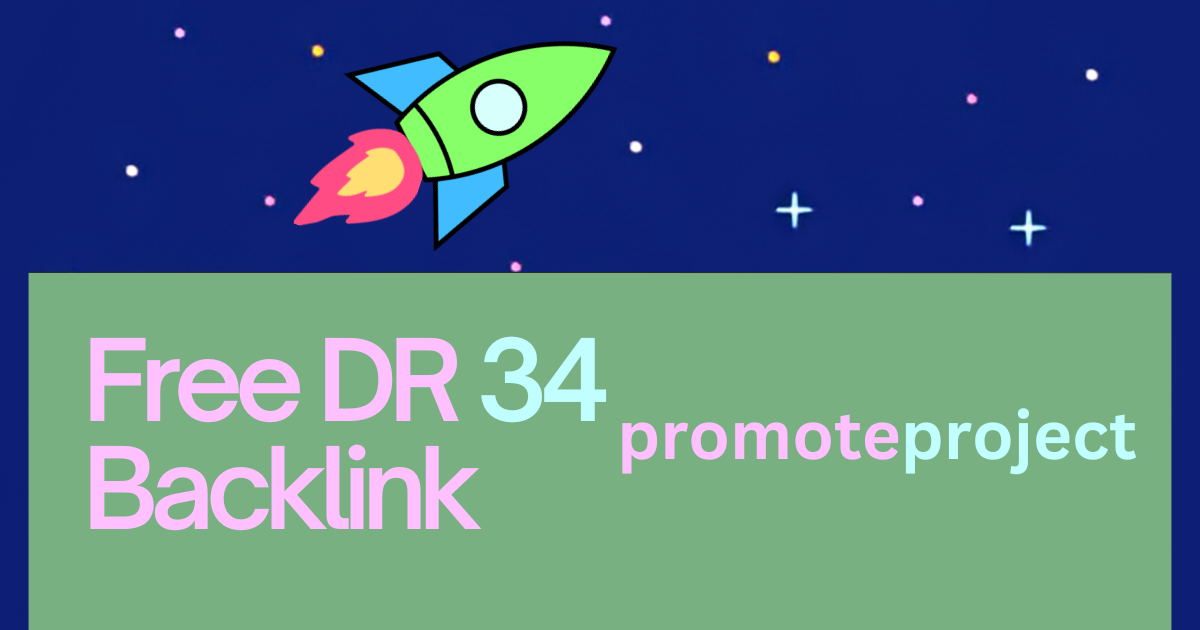 Backlink from projectpromote.com for free