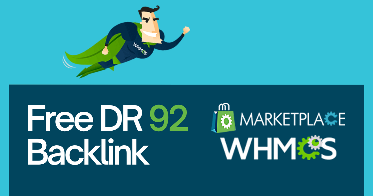Free high-quality backlinks from whmcs.com.