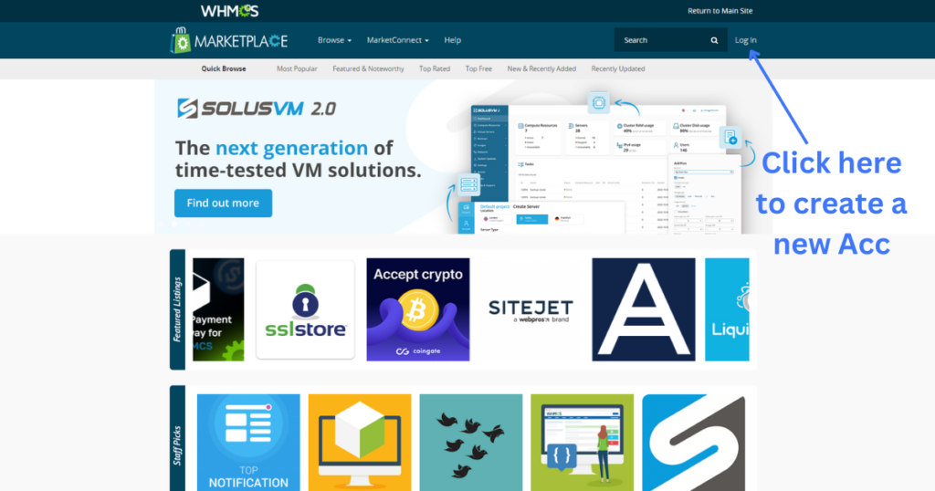 Visit the website to create your free account.