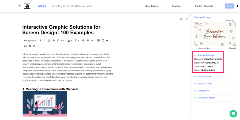 Example of an article written in 4000+ words.