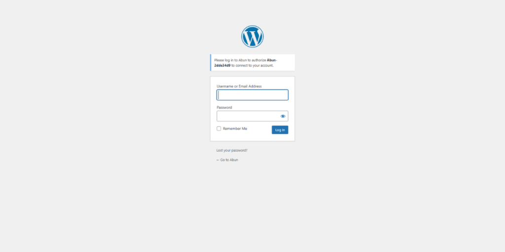 Log in to your WordPress website backend.