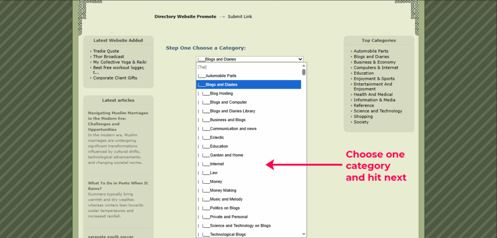 Step 1: select your category on promotebusinessdirectory.com to gain free DR 45 backlink, AI Keyword Research, Backlink Directory, Auto‑publish Blog Article, Steal Competitor Keywords, Longtail Keyword Research, Guest Post Finder, Abun, Abun AI SEO, Seo tool, Free high quality backlinks, Ai content writer, AI SEO tool, ai blog writer, Startup submissions, Startup launch directories, seo content writing, Seo content creation, seo article writing, backlink building, How to Get High-Quality Backlinks for Free