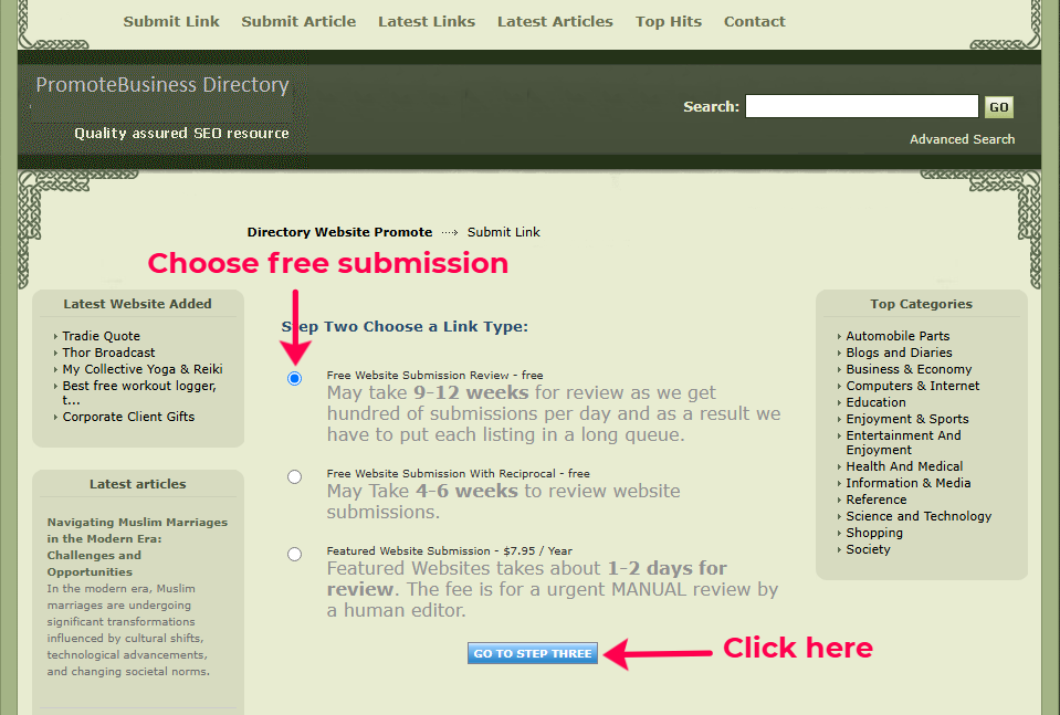 Step 2: select your submission type on promotebusinessdirectory.com to gain free DR 45 backlink, AI Keyword Research, Backlink Directory, Auto‑publish Blog Article, Steal Competitor Keywords, Longtail Keyword Research, Guest Post Finder, Abun, Abun AI SEO, Seo tool, Free high quality backlinks, Ai content writer, AI SEO tool, ai blog writer, Startup submissions, Startup launch directories, seo content writing, Seo content creation, seo article writing, backlink building, How to Get High-Quality Backlinks for Free