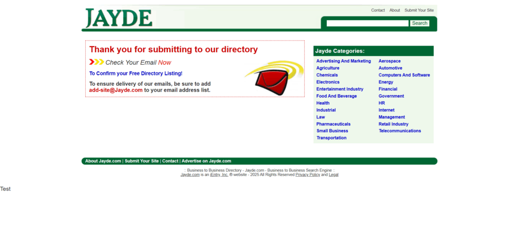 Step 3:submit your site on jayde.com to gain free DR 59 backlink, AI Keyword Research, Backlink Directory, Auto‑publish Blog Article, Steal Competitor Keywords, Longtail Keyword Research, Guest Post Finder, Abun, Abun AI SEO, Seo tool, Free high quality backlinks, Ai content writer, AI SEO tool, ai blog writer, Startup submissions, Startup launch directories, seo content writing, Seo content creation, seo article writing, backlink building, How to Get High-Quality Backlinks for Free