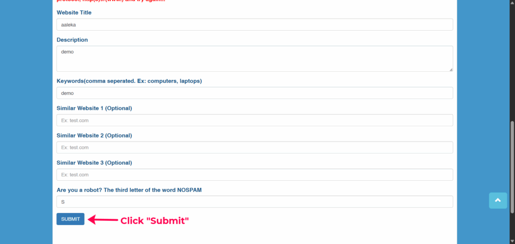 Step 4: enter your website details on sitelike.org to gain free DR 71 backlink, AI Keyword Research, Backlink Directory, Auto‑publish Blog Article, Steal Competitor Keywords, Longtail Keyword Research, Guest Post Finder, Abun, Abun AI SEO, Seo tool, Free high quality backlinks, Ai content writer, AI SEO tool, ai blog writer, Startup submissions, Startup launch directories, seo content writing, Seo content creation, seo article writing, backlink building, How to Get High-Quality Backlinks for Free