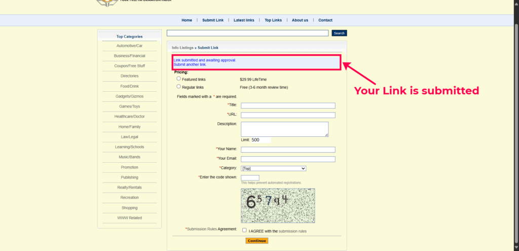 Step 3 : submit your link and wait for approval on info-listing.com listing page to gain free DR 34 backlink, AI Keyword Research, Backlink Directory, Auto‑publish Blog Article, Steal Competitor Keywords, Longtail Keyword Research, Guest Post Finder, Abun, Abun AI SEO, Seo tool, Free high quality backlinks, Ai content writer, AI SEO tool, ai blog writer, Startup submissions, submit your startup, Startup launch directories, seo content writing, Seo content creation, seo article writing, backlink building, How to Get High-Quality Backlinks for Free