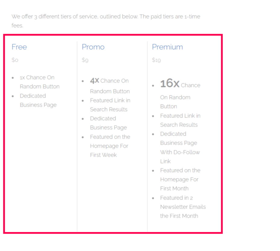 Step 2 : choose your free tier on StartupRoulette.com listing page to gain free DR 25 backlink, AI Keyword Research, Backlink Directory, Auto‑publish Blog Article, Steal Competitor Keywords, Longtail Keyword Research, Guest Post Finder, Abun, Abun AI SEO, Seo tool, Free high quality backlinks, Ai content writer, AI SEO tool, ai blog writer, Startup submissions, submit your startup, Startup launch directories, seo content writing, Seo content creation, seo article writing, backlink building, How to Get High-Quality Backlinks for Free