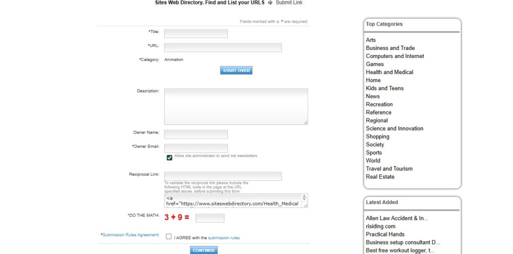 Step 4: fill in your  details on siteswebdirectory.com to gain free DR 59 backlink, AI Keyword Research, Backlink Directory, Auto‑publish Blog Article, Steal Competitor Keywords, Longtail Keyword Research, Guest Post Finder, Abun, Abun AI SEO, Seo tool, Free high quality backlinks, Ai content writer, AI SEO tool, ai blog writer, Startup submissions, Startup launch directories, seo content writing, Seo content creation, seo article writing, backlink building, How to Get High-Quality Backlinks for Free