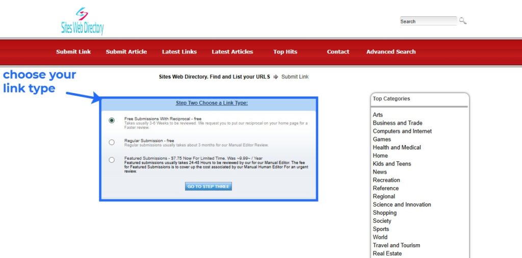 Step 3: select your type on siteswebdirectory.com to gain free DR 59 backlink, AI Keyword Research, Backlink Directory, Auto‑publish Blog Article, Steal Competitor Keywords, Longtail Keyword Research, Guest Post Finder, Abun, Abun AI SEO, Seo tool, Free high quality backlinks, Ai content writer, AI SEO tool, ai blog writer, Startup submissions, Startup launch directories, seo content writing, Seo content creation, seo article writing, backlink building, How to Get High-Quality Backlinks for Free