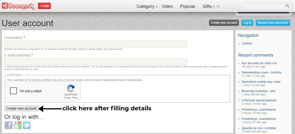 Step 12: Create your account by signing up on yoomark.com to gain free DR 62 backlink, AI Keyword Research, Backlink Directory, Auto‑publish Blog Article, Steal Competitor Keywords, Longtail Keyword Research, Guest Post Finder, Abun, Abun AI SEO, Seo tool, Free high quality backlinks, Ai content writer, AI SEO tool, ai blog writer, Startup submissions, Startup launch directories, seo content writing, Seo content creation, seo article writing, backlink building, How to Get High-Quality Backlinks for Free